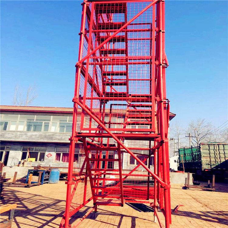 安全爬梯箱式梯籠建筑施工梯籠組合式爬梯深基坑安全梯籠安全爬梯